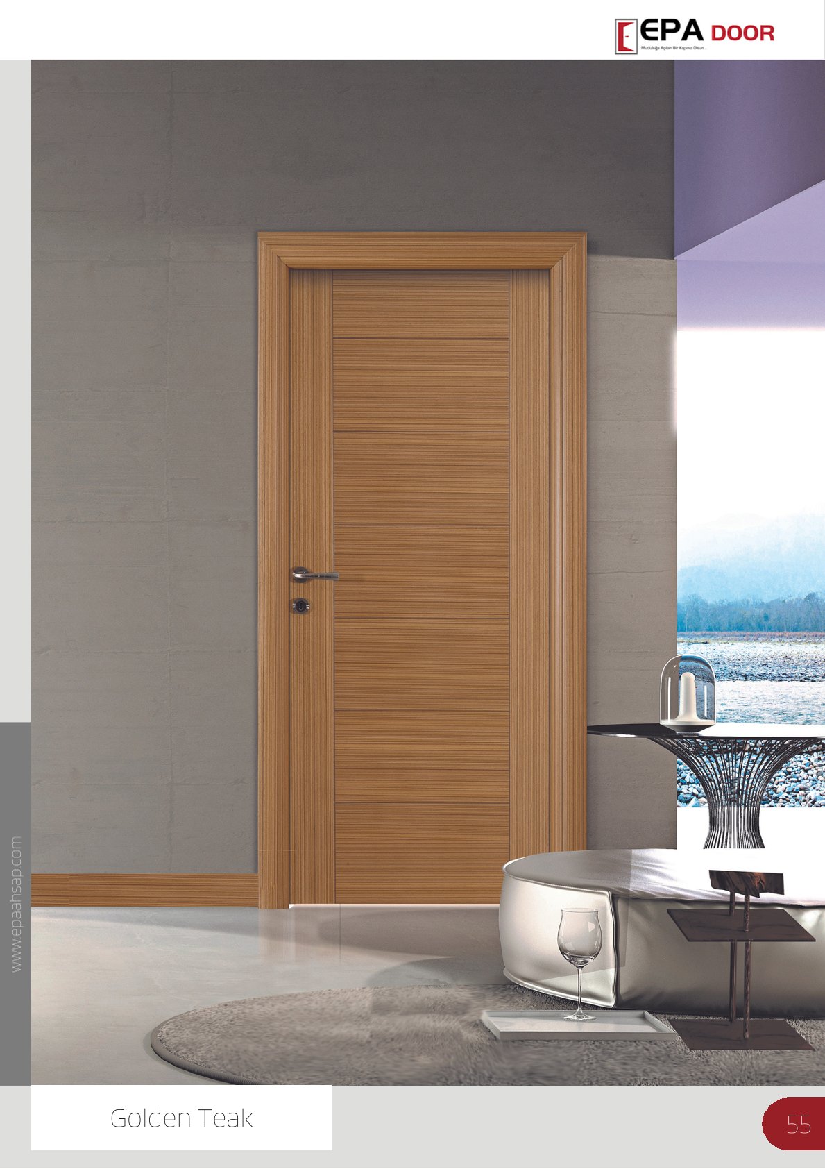 Epa Door Golden Teak