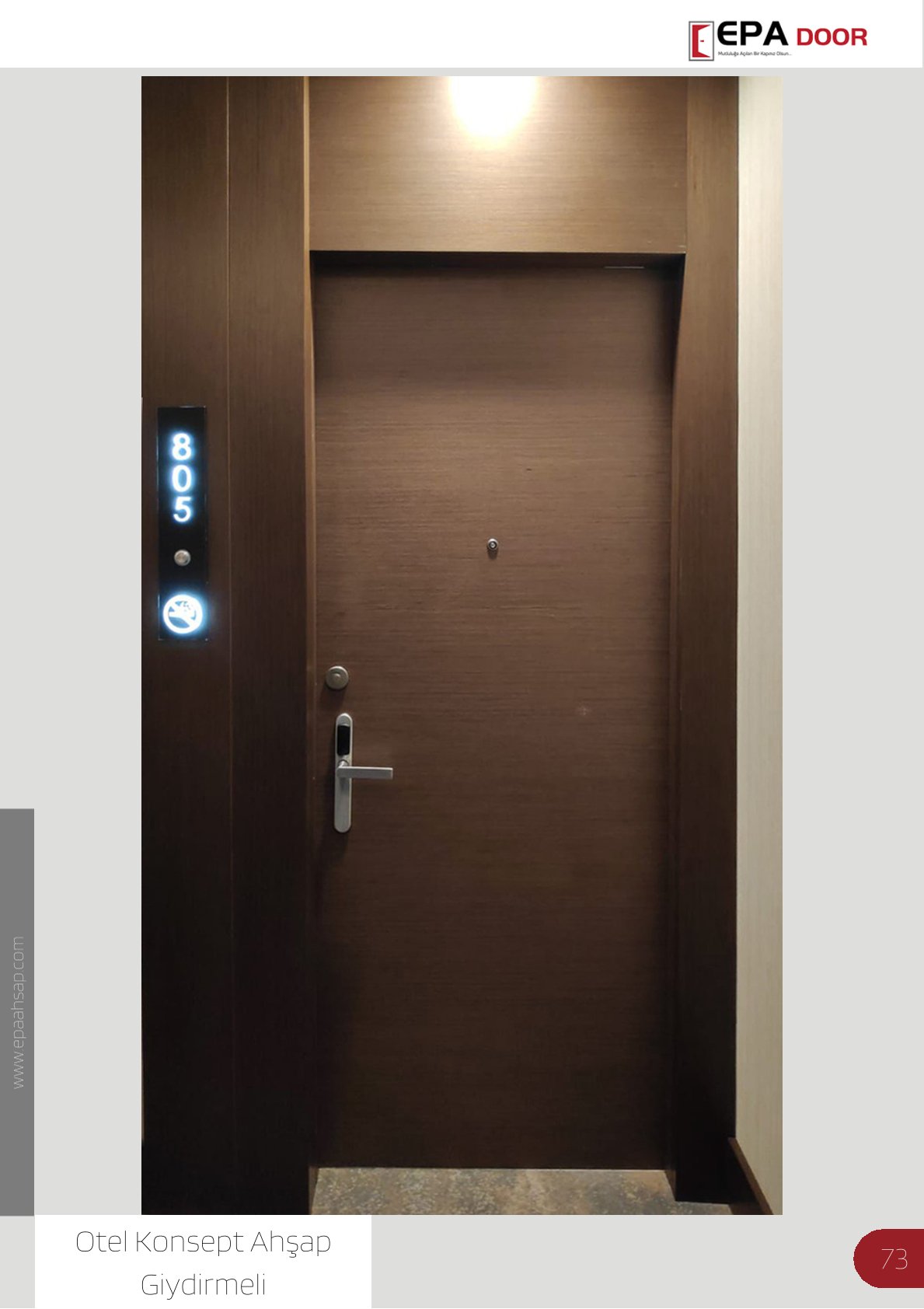 Otel Konsept Ahşap Giydirmeli